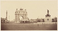 Triumphal arch, Place de la Nation, Paris by Pierre Ambrose Richebourg