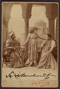 Sarah Bernhardt as Gismonda by Paul Nadar