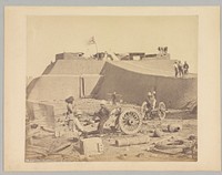 Headquarter Staff, Pehtung Fort, August 1st, 1860 by Felice Beato