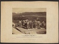Rear View of 15-Inch Mortar "Dictator" in the Works in Front of Petersburg by Timothy H O Sullivan, Alexander Gardner and Philp and Solomon