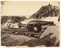 Captured Confederate Cannon, Fort Pulaski, Georgia by Timothy H O Sullivan