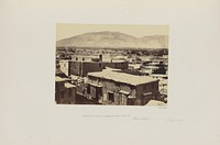 Birds [sic] Eye View of Damascus, with Part of Mount Lebanon by Francis Frith