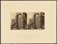 The Temple of Errebek, Thebes: Entrance to the Sanctuary by Francis Frith