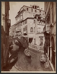 Canal and Widmann Palazzo at St. Canciano by Carlo Naya