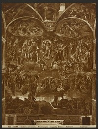 The Last Judgement, Sistine Chapel, by Michelangelo by James Anderson