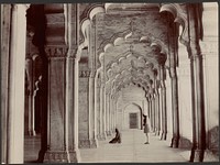Interior of Pearl Mosque, Agra by Samuel Bourne