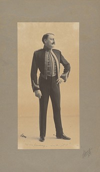 John Drew, Jr. in costume by Napoleon Sarony