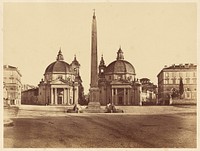 View of Piazza del Popolo by James Anderson