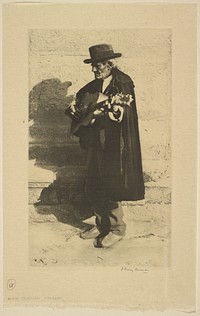 Blind Musician, Toledo by James Craig Annan