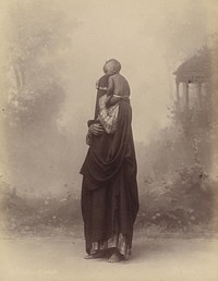 Female Egyptian Peasant and Child by Pascal Sébah and Jean Pascal Sébah