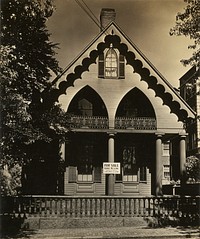 Wooden Gothic House, Massachusetts by Walker Evans