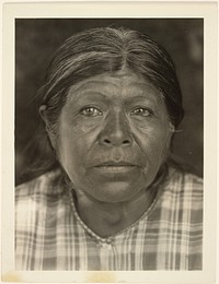 A Chukchansi Matron by Edward S Curtis