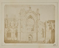 Melrose Abbey by William Henry Fox Talbot