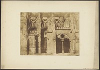Lateral view of the south side of Bourges Cathedral by Pierre Émile Joseph Pécarrère