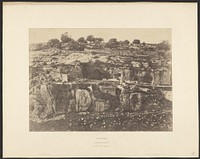 Jérusalem. Village de Siloam. Monolithe de forme égyptienne 2 by Auguste Salzmann and Louis Désiré Blanquart Evrard