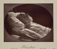 Victor Hugo on His Deathbed by Nadar Gaspard Félix Tournachon