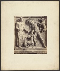 Palermo, Museo, Metope di Selinunte. Diana che manda i cani ad Actaeon. by Roberto Rive