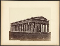 Neptune's Temple, Paestum by Sommer and Behles