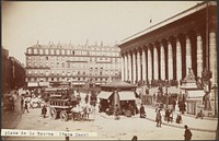 La place de la Bourse by Neurdein Frères