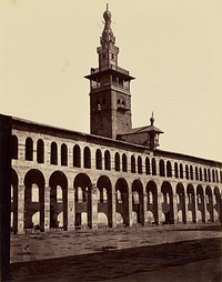 Minaret de la Fiancee - Damas by Félix Bonfils