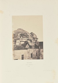 Jérusalem. Saint Sépulcre. Coupole. by Auguste Salzmann and Louis Désiré Blanquart Evrard
