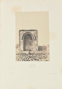 Jérusalem. Fontaine arabe 2 by Auguste Salzmann and Louis Désiré Blanquart Evrard