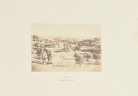 Jérusalem. Chemin de Beit-Lehem. by Auguste Salzmann and Louis Désiré Blanquart Evrard