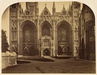 Peterborough Cathedral, West Front by Roger Fenton