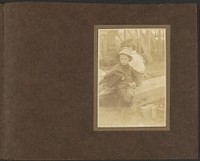 Young Boys Sitting on Bench with Pails by Louis Fleckenstein