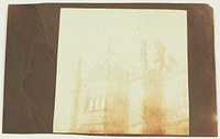 Roofline of Margam Castle, the Home of C.R.M. Talbot by William Henry Fox Talbot