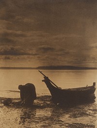 The Clam Digger by Edward S Curtis