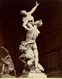 Ratto della Sabine di Giovanni Bologna, Firenze by Giorgio Sommer