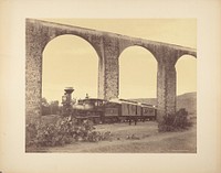 Old Aqueduct at Querétaro, Mexico by William Henry Jackson