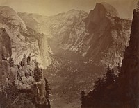 The Domes from Glacier Rock by Carleton Watkins