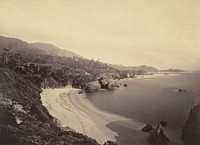 Pacific Coast View] / [Gibson Beach, Pt. Lobos, Monterey Coast by Carleton Watkins