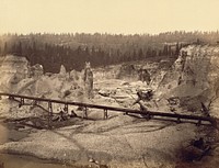 Malakoff Diggings, North Bloomfield, Nevada County, California by Carleton Watkins