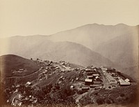 The Town on the Hill, New Almaden by Carleton Watkins