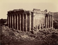Temple de Jupiter - Balbek by Félix Bonfils