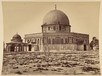 Mosquée d'Omar et Tribunal de David by Félix Bonfils