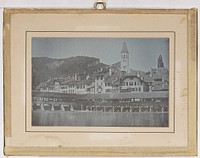 View of Thun, Switzerland by Alphonse Louis Poitevin