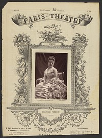 Paris Theatre: Blanche Pierson by J Émile Tourtin