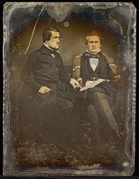 Portrait of Two Seated Men by Jacob Byerly