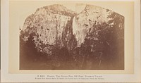 Pohono, The Bridal Veil, 900 Feet, Yosemite Valley by Carleton Watkins