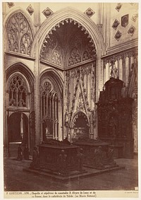 Chapelle et sepulcres du connetable D. Alvaro de Luna et de/sa femme, dans la cathedrale de Tolde. (au Musee National) by Juan Laurent