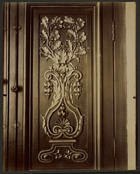 Door Panel Hôtel de Lauzun by Eugène Atget