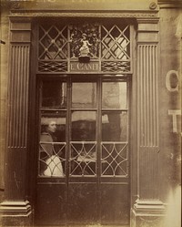 Petit Bacchus, 61, rue St. Louis en l'Ile (The Little Bacchus Café, rue St. Louis en l'Ile) by Eugène Atget