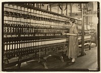 Spinner, Cheney Silk Mills by Lewis W Hine