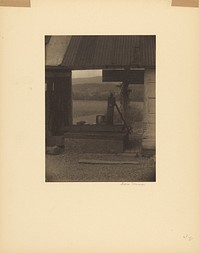 Landscape with Pump and Barn by Doris Ulmann