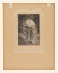 Workman with Hat and Shovel by Doris Ulmann
