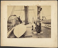 Deck of a steamer by A J Russell